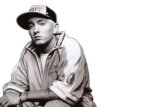 Eminem Wearing Cap And T Shirt Png Png All Png All