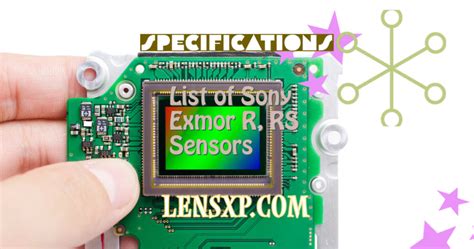 List Of Sony Exmor R Rs Sensors Devices And Specifications