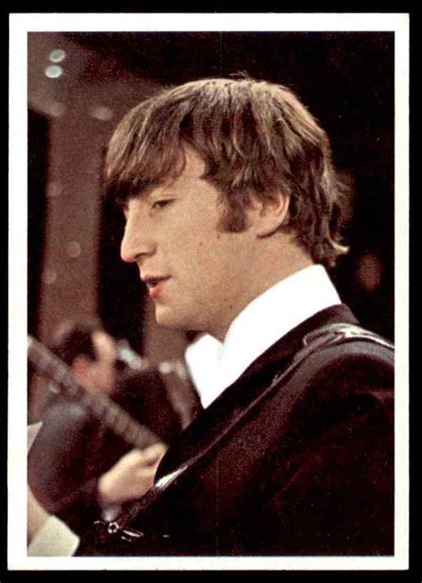 A great interview with john lennon touching on sport, religion, auntie mini and how he met paul mccartney. 1964 Topps Beatles Color John Lennon - Ringo Speaking #19 ...