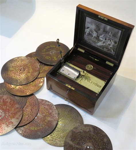Antiques Atlas Polyphon A Disc Musical Box