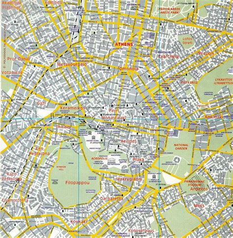 Large Athens Maps For Free Download And Print High Resolution And