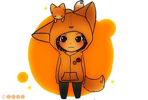 Fox Girl Fox Girl Cute Fox Drawing Kawaii Chibi