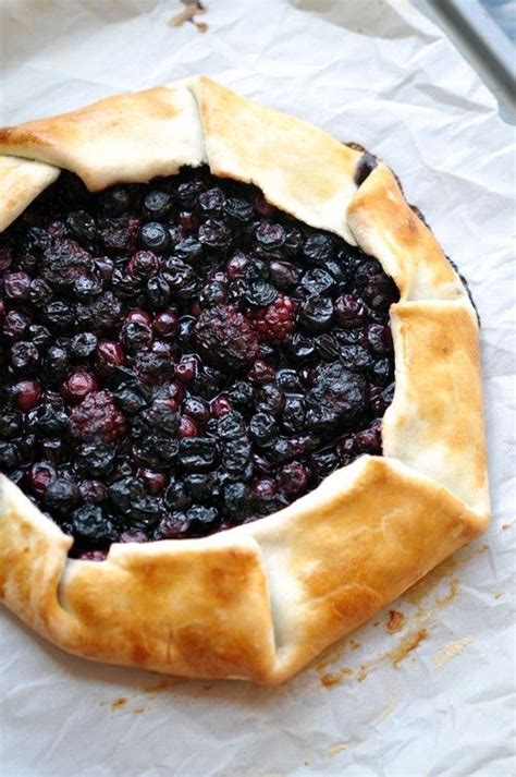 This secretly healthy blueberry muffin recipe is packed with fresh blueberry flavor and is perfect for a wholesome breakfast, brunch, or anytime snack. Blueberry & Blackberry Galette | Healthy dessert recipes, Dessert recipes, Eat