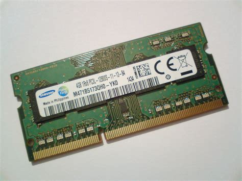 Samsung Memoria Ram 4 Gb Ddr3l Pc3 12800 Cl11 1 35 V Sodimm Para Laptop Auvimax Digital