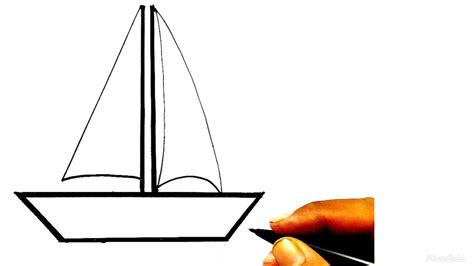 Cara Mudah Menggambar Dan Mewarnai Perahu Layar Tutorial Indonesia