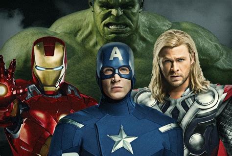 Captain America Iron Man Thor And The Hulk The Avengers Los