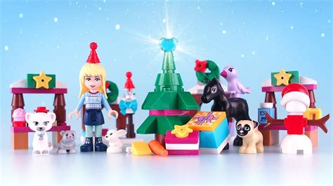 lego friends advent calendar 2017 stop motion and unboxing and magic speed build lego 41326 youtube