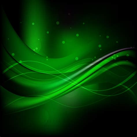 Black Green Wave Background Design