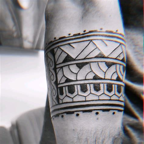 Tattoo Uploaded By Jerin • Customs Polynesian Armband Tattoo Freehand For Jairbeverwijk From