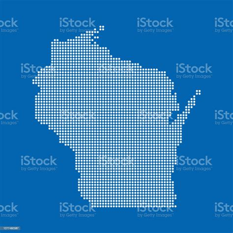 Map Of Wisconsin Stock Illustration Download Image Now Abstract