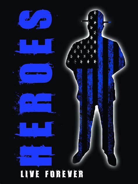 Police Heroes Poster Police Motivation Poster 24x36