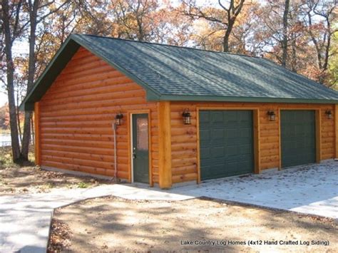 New to our catalog of log homes and cabins is a complete selection of custom log garages, carports, pavilions, gazebos, and more. Pin on log garages