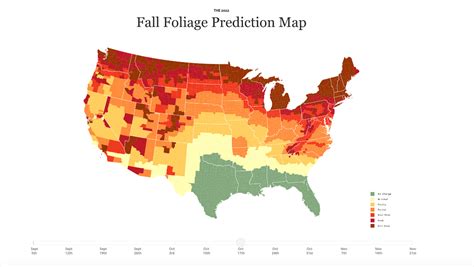 This Fall Foliage Prediction Map Shows When The Leaves Are At Peak