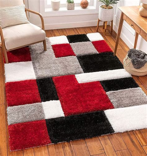 Buy Ifza Carpet Handwoven Shaggy Rug With 2inch Pile Height With High
