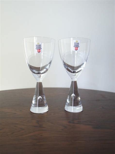 Holmegaard Princess Wine Glass Set Sold Fem Tre Noll