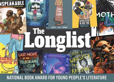 Longlist Announced For The 2021 National Book Award For Young Peoples