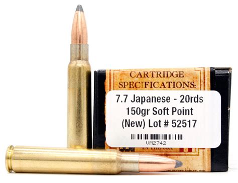 Ventura Heritage 77x58 Japanese 150gr Sp Ammo For Sale Ventura Munitions