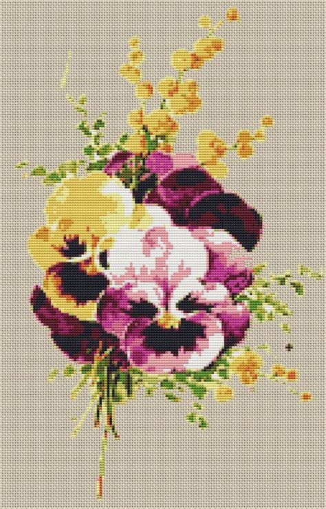 This modern cross stitch pattern is ideal for mother heart cross stitch pattern size on 14 count roughly 8 x 9 includes cross stitch tips. 370 best images about Cross stitch Pansies on Pinterest
