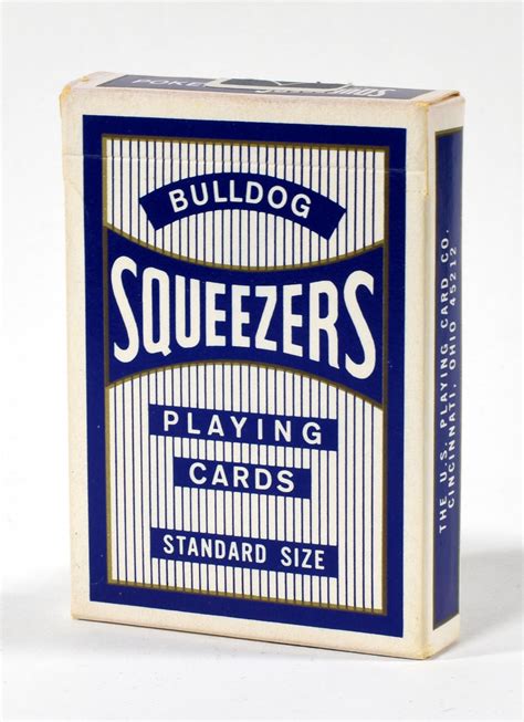 Their juice stand won't be open long, get yourself a refreshing, durable, and organic box of squeezers before they run out of. Bulldog Squeezers Playing Cards - Quicker than the Eye