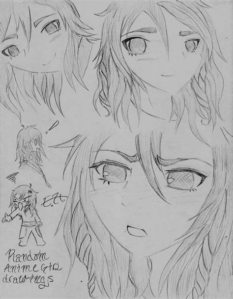 Anime Girl Emotions By Bluefire795 On Deviantart