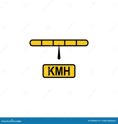 Speedometer, Kilometer, Hours Icon. Signs And Symbols Can Be Used For