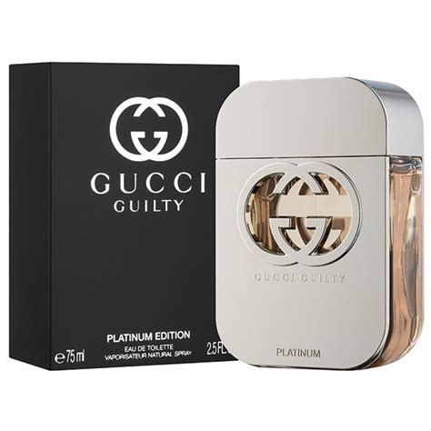 Gucci Guilty Platinum Eau De Toilette For Women 75 Ml Uk