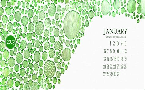 Freebie January Desktop Calendar The Flirting Kaapi