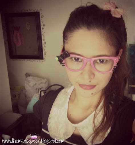 i am the manicqueen diy hello kitty nerd eyeglasses