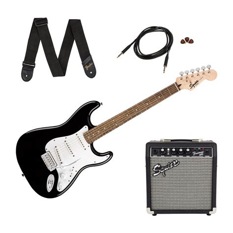 Stratocaster Pack Black G Pack Guitare Electrique Squier By Fender