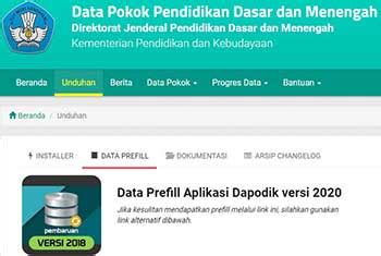 Silakan download dapodik versi 2021.c. Dapodik 2020 Cara Registrasi Offline dan Online - tujuwan.com