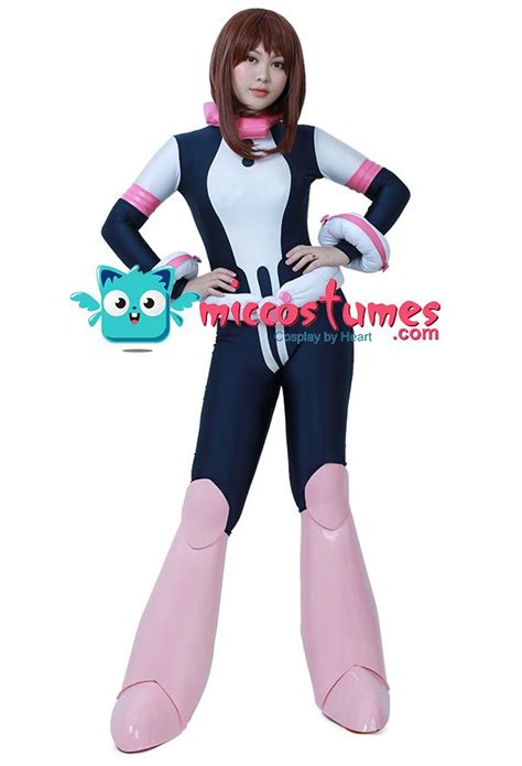 My Hero Academia Ochako Uraraka Cosplay Jumpsuit Costume Cosplay