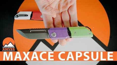 Maxace Capsule Folding Knife Quick Look Youtube