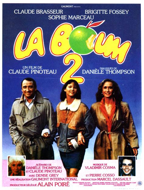 La boum 2 is a 1982 french comedy film directed by claude pinoteau and starring claude brasseur, brigitte fossey, and sophie marceau. LA BOUM 2 - LES ENFANTS DU CINOCHE