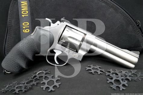 Smith And Wesson Sandw Model 610 No Dash 103578 10mm 5″ Dasa Revolver Mfd