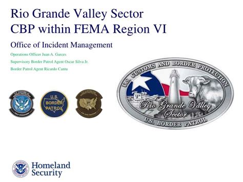 Ppt Rio Grande Valley Sector Cbp Within Fema Region Vi Powerpoint