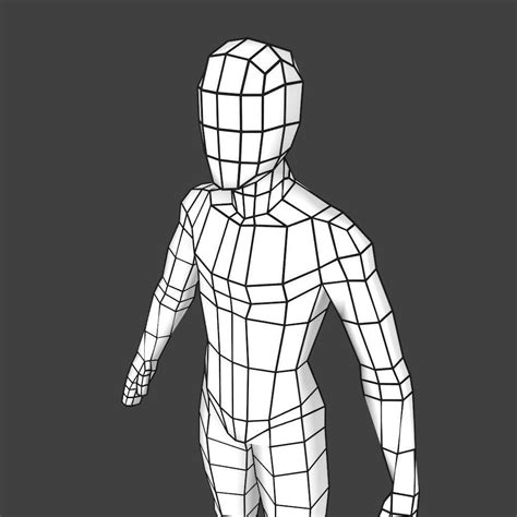 3d Modeling Topology Low Poly