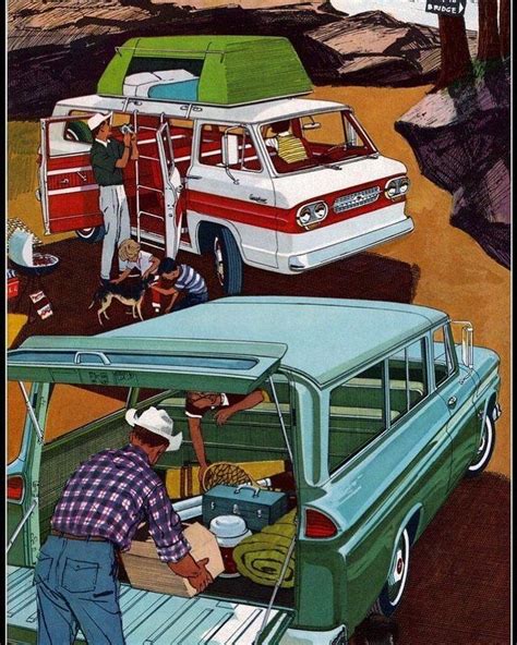 pin by xavi barrera on vintage illustration vintage camping retro cars retro artwork