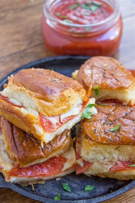 Spread 1/2 cup fresh tomato sauce on each dough circle. Pressed Pepperoni Pizza Party Rolls - Dinner, then Dessert