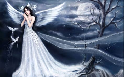 Graceful Snow Angel Princess Angel Wallpaper Angel Pictures Fairy Wallpaper