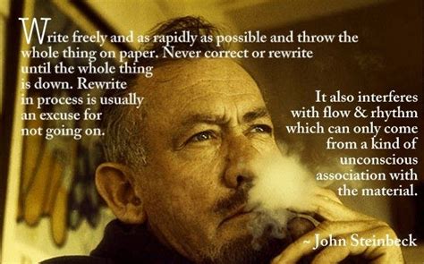 John Steinbeck Quotes On Writing Quotesgram