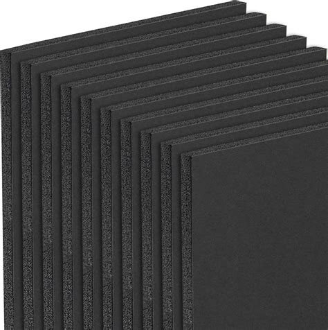 Mat Board Center 316 Black Foam Core Backing Boards 11x14 Black By Mat Board Center