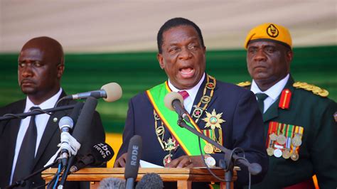 Emmerson Mnangagwa Oficialmente Investido Presidente De Zimbabue