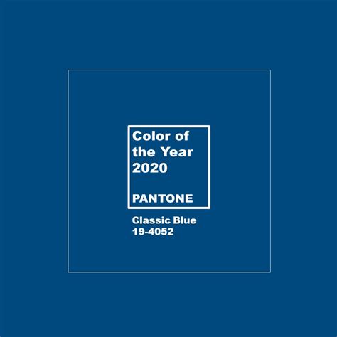 El Color Del Año 2020 Es El Pantone Classic Blue Tosilab