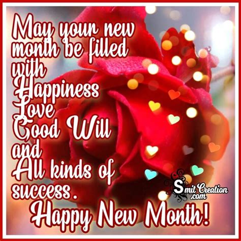 Happy New Month Wishes For Whatsapp
