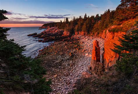 Maybe you would like to learn more about one of these? Sunrise Over Monument Cove in Acadia National Park ...
