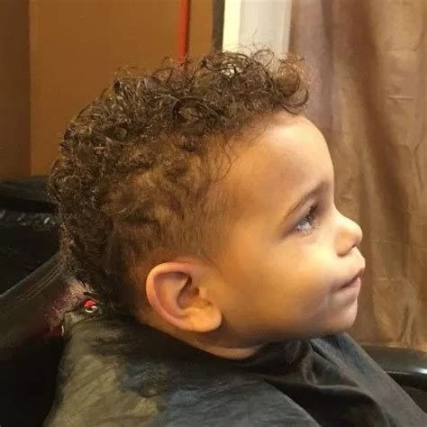 This is a hairstyle for the men with beautiful to perfect lower faces. Toddler Boy with Curly Hair: Top 10 Haircuts + Maintenance ...