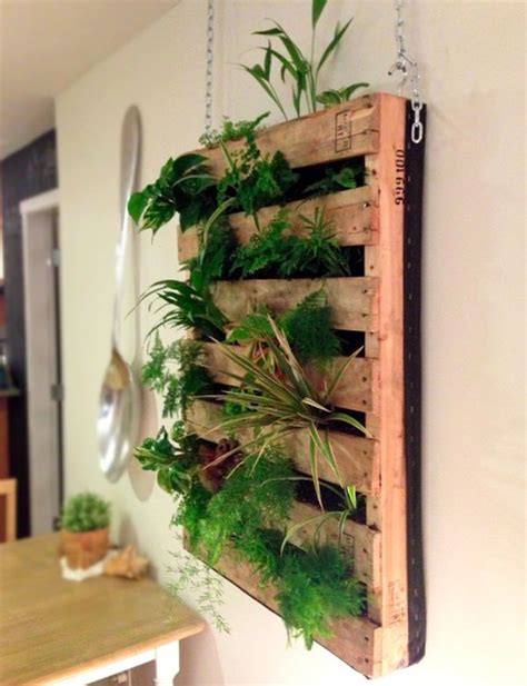 If you would like to have a vertical garden in your home, this instruction is for you. Cool DIY Green Living Wall Projects For Your Home