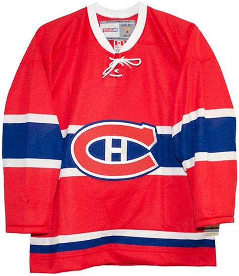 Authentic montreal canadiens ccm nhl stitched jersey sz xl. Vintage Montreal Canadiens Jerseys (1955 Red- Clearance)