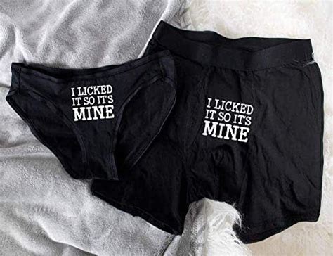 His And Hers Novelty Underwear Couples Underwear Matching