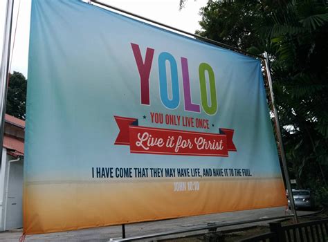 Church In Orchard Road Area Uses Tongue In Cheek Banners